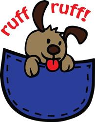 RUFF RUFF APPLIQUE