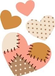Patchwork Hearts