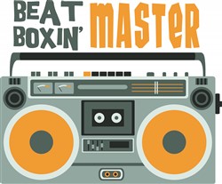 Beat Boxin Master print art print art at EmbroideryDesigns.com ...