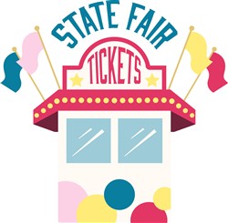 State Fair Tickets print art print art at EmbroideryDesigns.com ...
