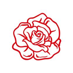 Sketched Roses SVG cut file at