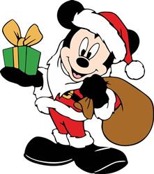 Santa Mickey Mouse