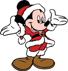 Santa Mickey Mouse