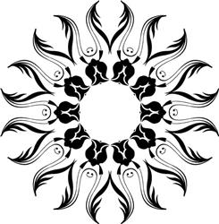 Feathery Mandala