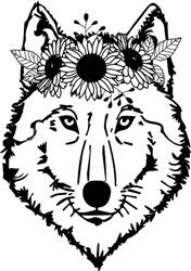 Floral Wolf