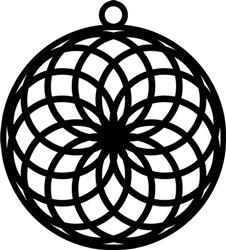 Spiral Circle Earring