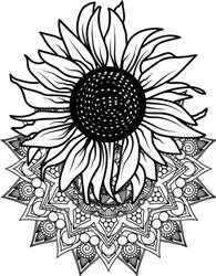 Sunflower Mandala