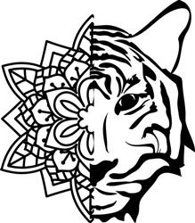 Tiger Face Mandala