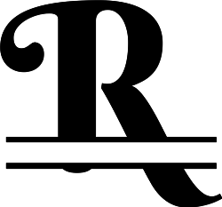 Monogram Split R
