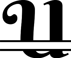 Monogram Split U