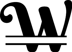 Monogram Split W