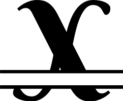Monogram Split X