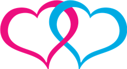 Interlocking Hearts SVG cut file at EmbroideryDesigns.com ...