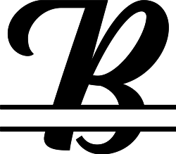 Split Monogram B