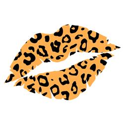 Leopard Print Lips