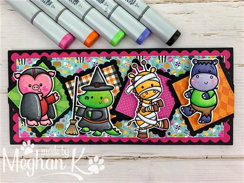 Halloween Animals Digital Stamps Set