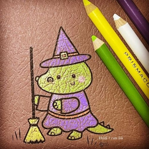 Halloween Animals Digital Stamps Set
