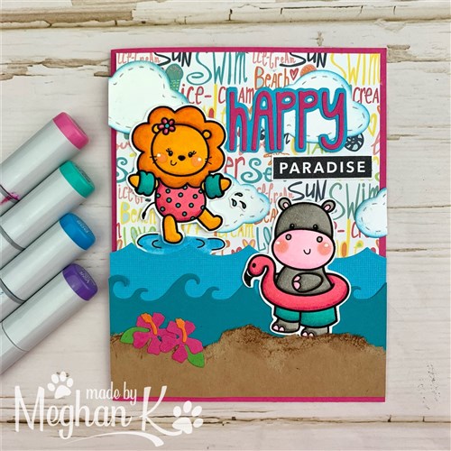 Summer Animals Digital Stamps Set
