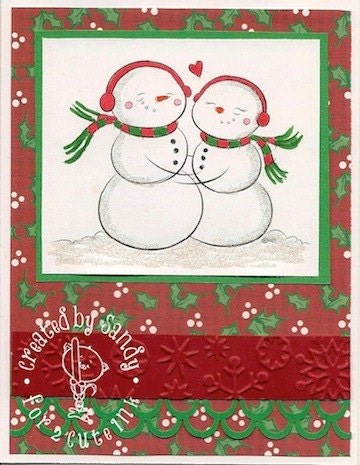 Snowman Couple