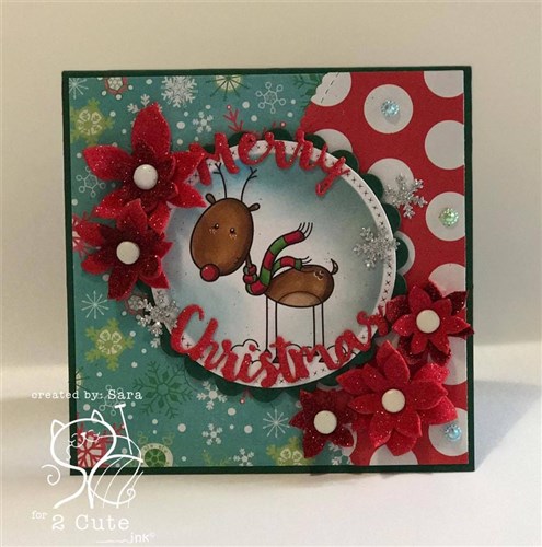 Reindeer Digital Stamp