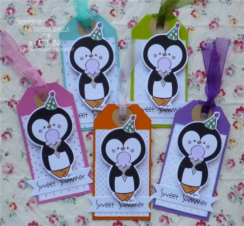Birthday Penguin Digital Stamp