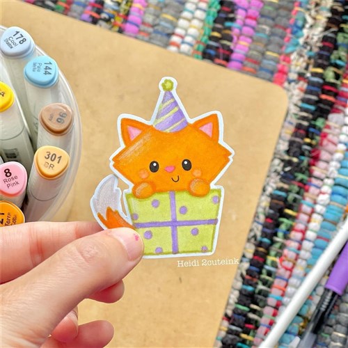 Birthday Cats Digital Stamps Set