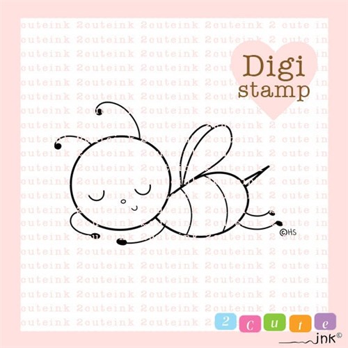 Sleep Bee Digital Stamp