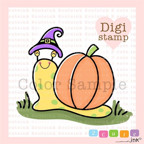 Snail Pumpkin Witch