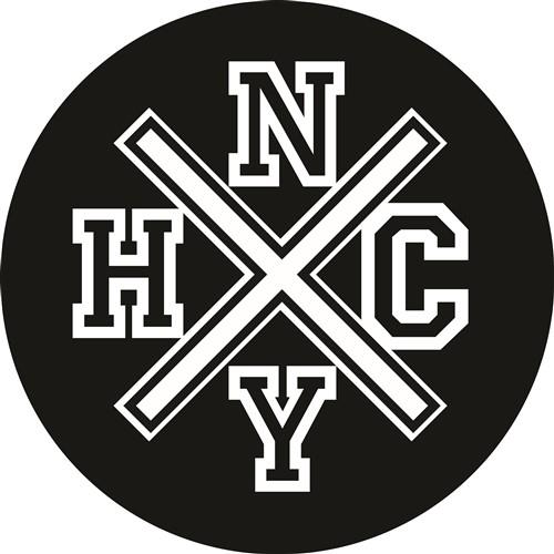 Metallic NYC Circle Logo Hoodie