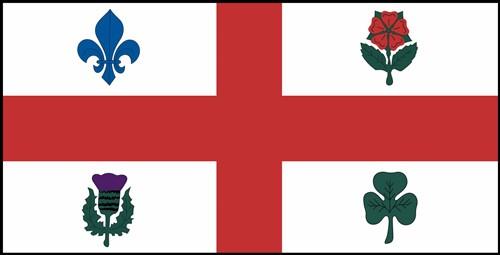 Montreal Quebec Flag Montreal Quebec Flag