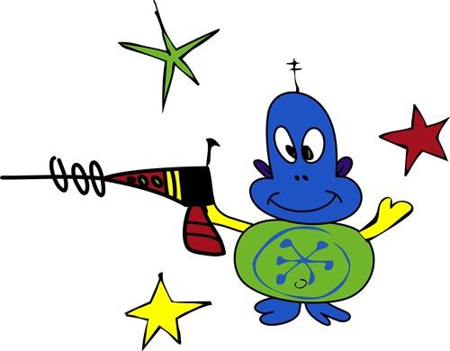Alien Cartoon Alien Cartoon