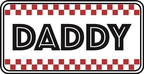 Daddy Plate Daddy Plate