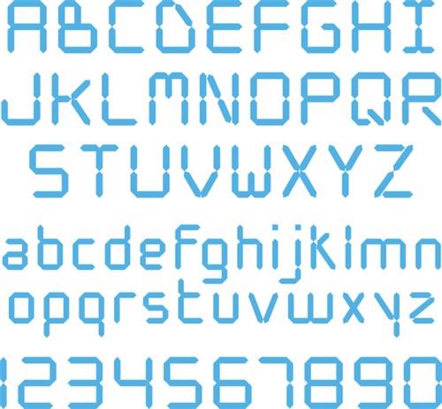 Digital Font Digital Font