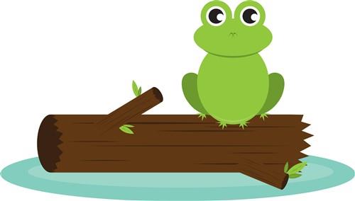 Floating Log Frog Floating Log Frog