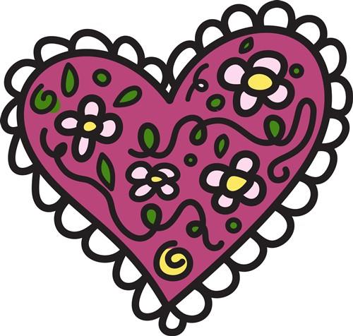 Flowered Heart Flowered Heart