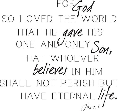 John 3:16 John 3:16