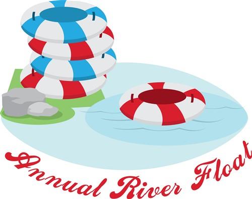 Annual River Float print art print art at