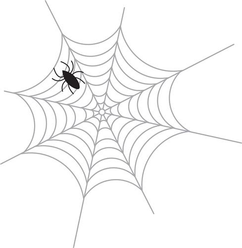 Spider Web, Halloween Free Svg File clipart images - SVG Heart