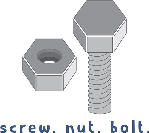 screws and bolts art