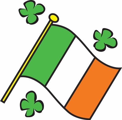 Patriotic Irish Flag Plaid Leggings