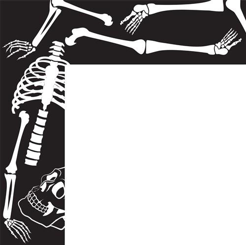 Skeleton Bone Border Skeleton Bone Border