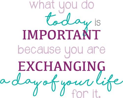 Today Is Important Today Is Important