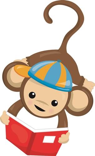Monkey With Book Monkey With Book