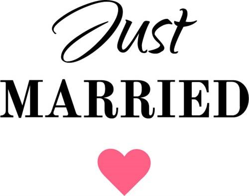 Just Married SVG