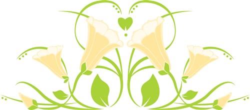 Easter Lily Border Easter Lily Border