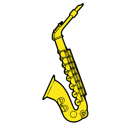 Photo de Instrument De Musique Adulte Saxophone Jaune Svg,svg,métal,  saxophone, musique, instrument Graphique images free download - Lovepik