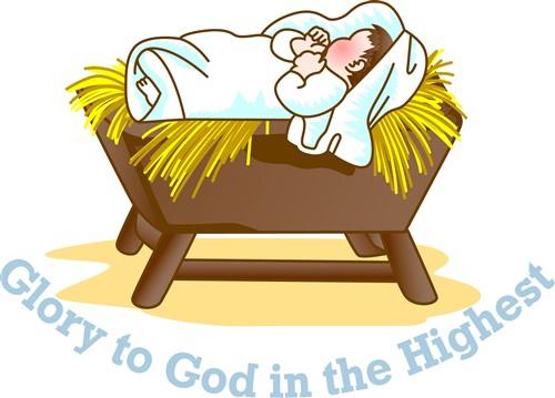 glory to god christmas clipart