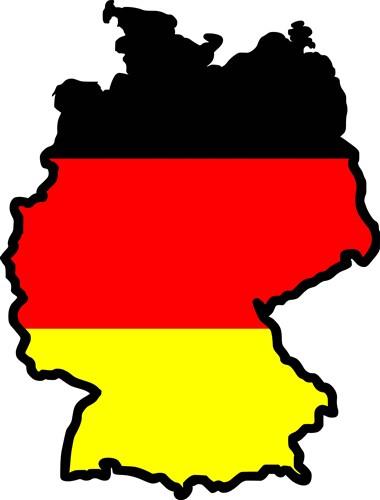 GERMANY MAP FLAG GERMANY MAP FLAG