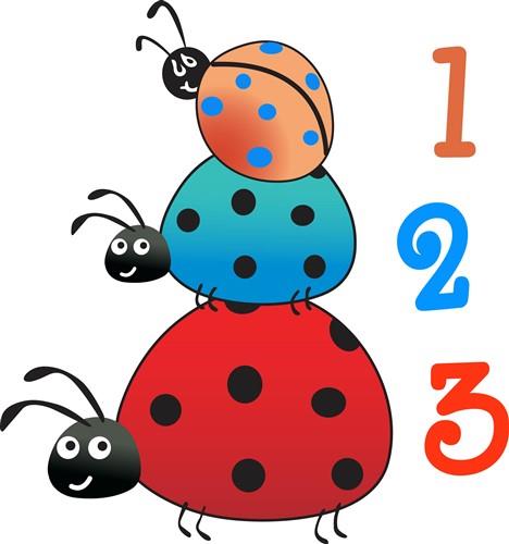 LADY BUGS ONE TWO THREE LADY BUGS ONE TWO THREE