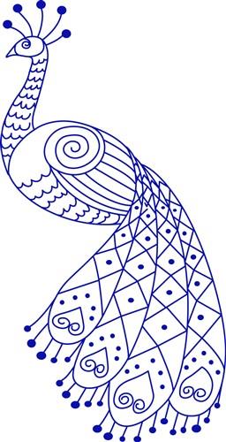 PEACOCK LINEWORK PEACOCK LINEWORK